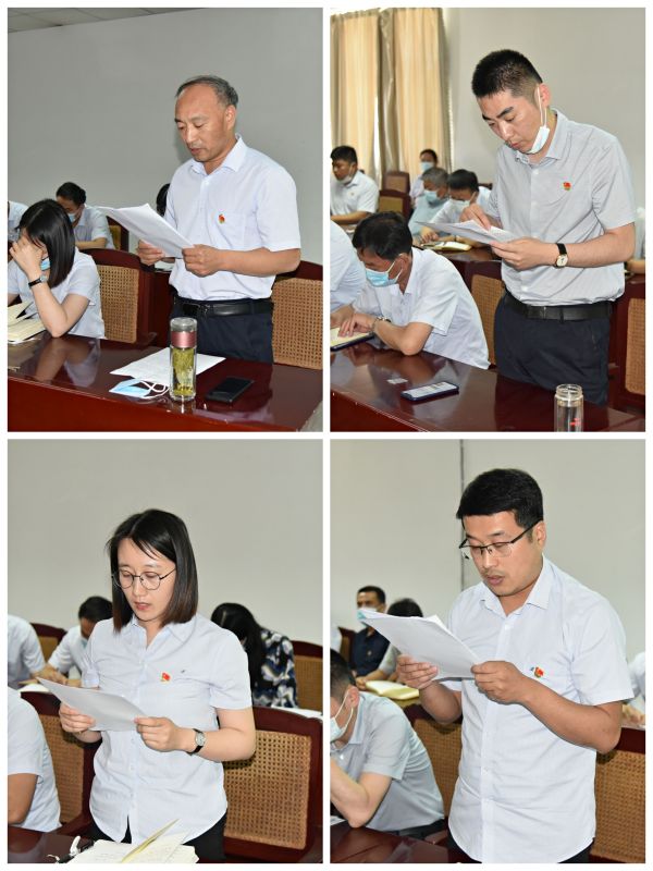 公司召開討論預備黨員轉正支部大會
