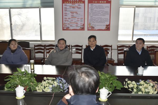 肥城市委常委、宣傳部部長(zhǎng)步文蒞臨公司調(diào)研指導(dǎo)工作